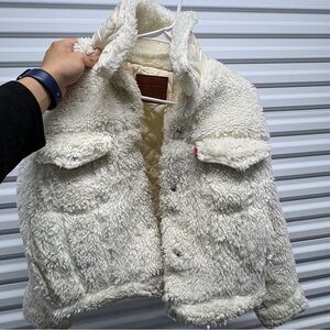 NWT Levi's Baby Bubble Sherpa Trucker Jacket M size MSRP $148